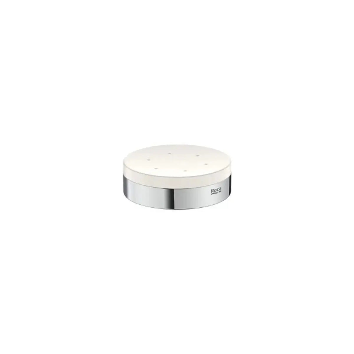 Jabonera Cromada de Encimera GAMA HOTELS ROUND | Diseño Metálico Minimalista para Baño - TU ULTIMO CLIC