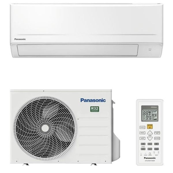 Aire Acondicionado Panasonic BZ Inverter R32 · CS‑BZ35ZKE + CU‑BZ35ZKE / CS‑BZ25ZKE + CU‑BZ25ZKE · Ultra Compacto y Super Silencioso Panasonic