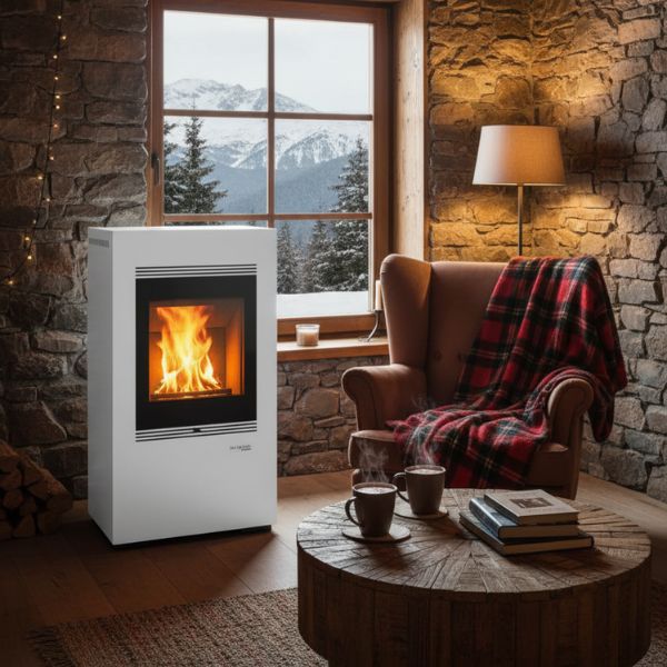 Estufa de Pellets MUNDOCLIMA BIOTHERM MILA 5 kW - A PLUS RENOVABLES