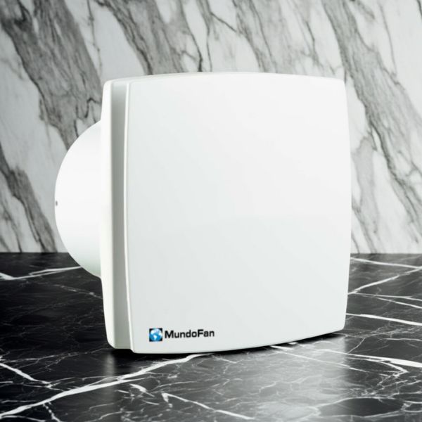 MU‑DECOR – Extractor Decorativo para Baño | Elegancia, Silencio y Máxima Higiene Mundofan