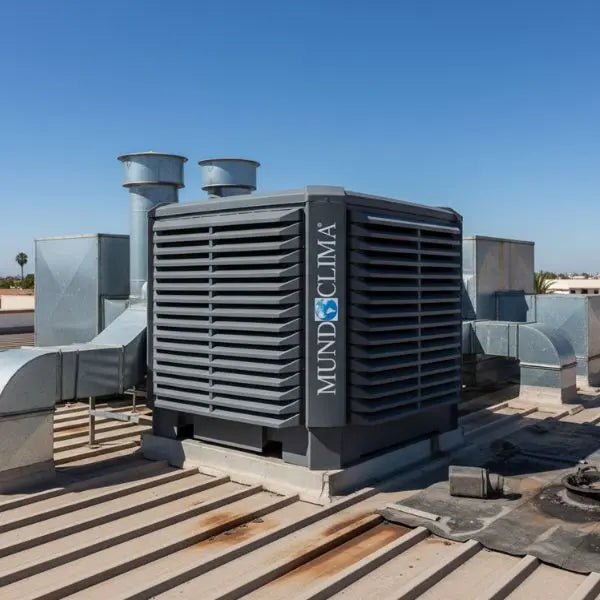 Climatizador evaporativo industrial Mundoclima MC50, 50.000 m³/h Mundoclima