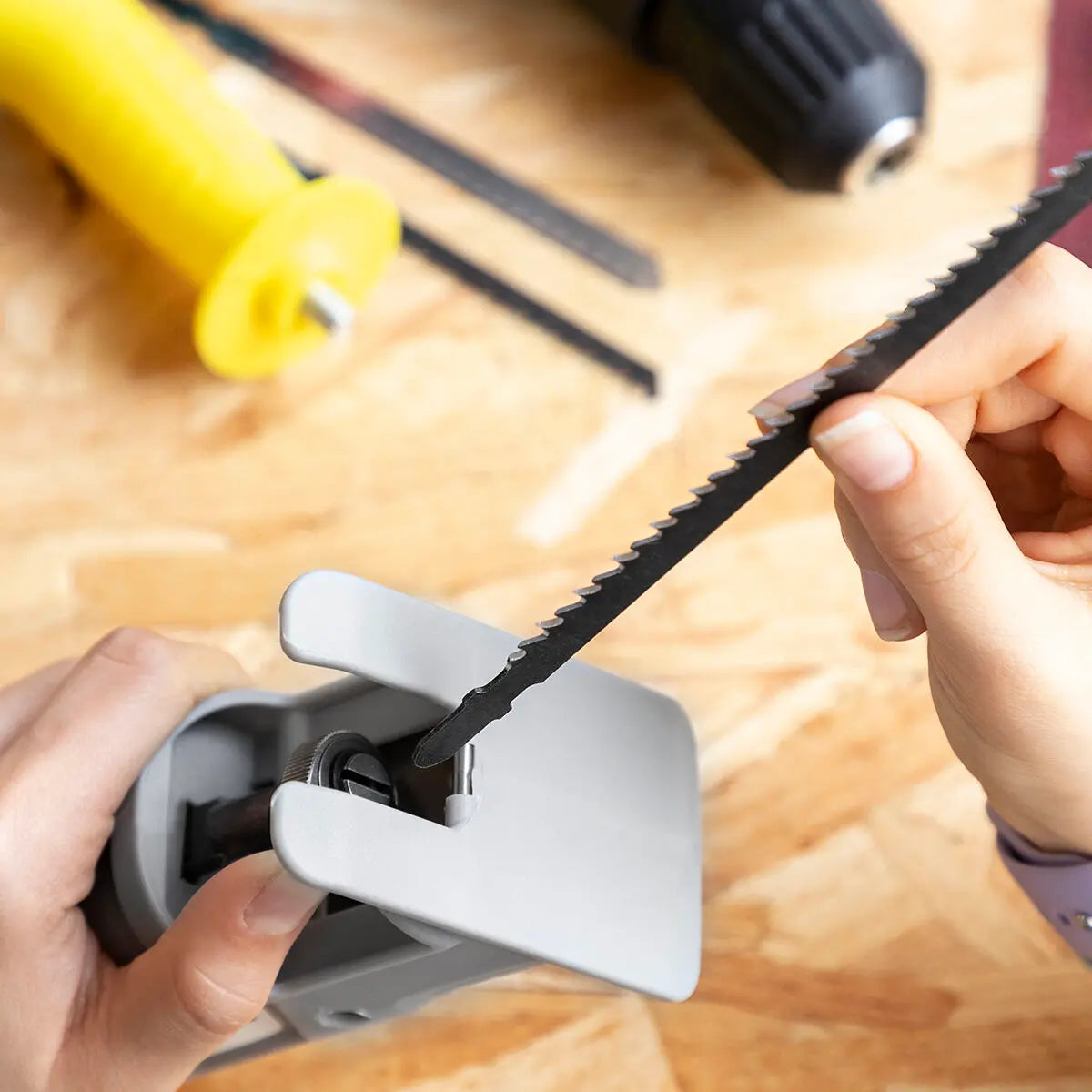 Adaptador sierra de calar para taladro Jrill InnovaGoods, 3 hojas A Plus Rehabilitación Energética SL