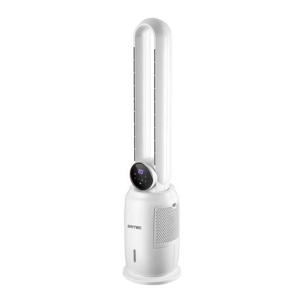 BRITEC AIR FRESH 10 – Ventilador Evaporativo sin Aspas, Silencioso y de Bajo Consumo
