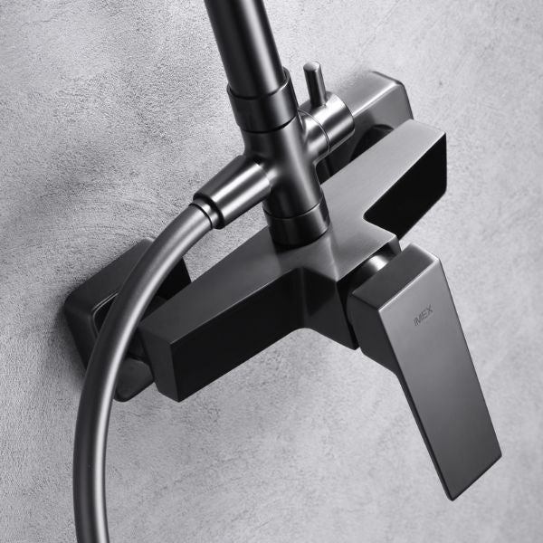 Barra de Ducha Extensible IMEX Art | Acero Inox S304 | 35mm Cerámico | Antical Grifería IMEX