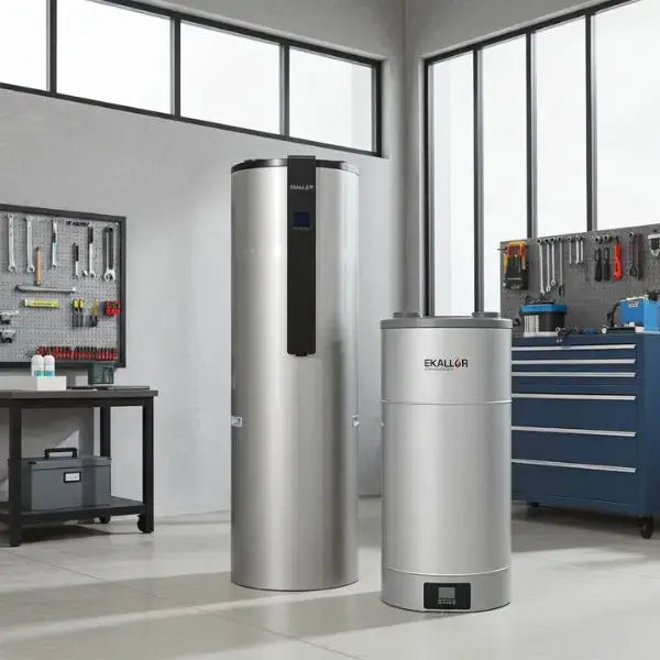 Aerotermo ACS EKALLOR 100–500 L con R290 y acumulador inox Ekallor