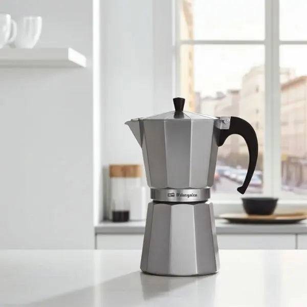 Cafetera italiana KFS 620 de aluminio para 6 tazas A Plus Rehabilitación Energética SL