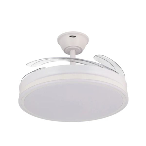 Scorpion White Ceiling Fan | Silent DC Motor | Summer/Winter Function | Dimmable LED | Energy Saving