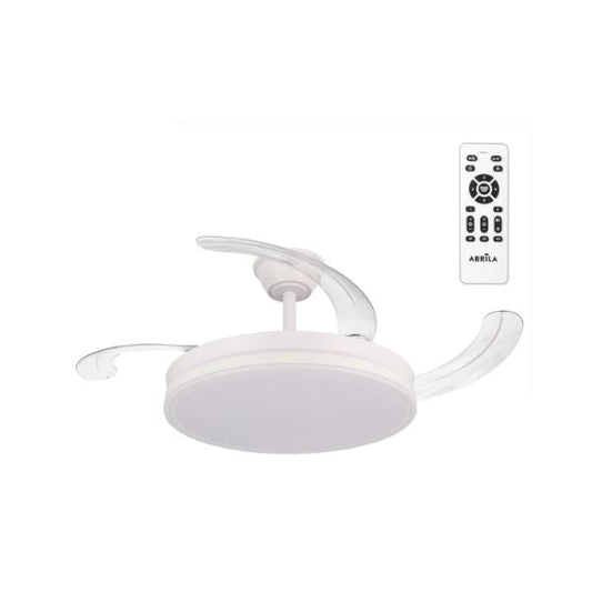 Ventilador Techo Escorpion Blanco | Motor DC Silencioso | Función Verano/Invierno | LED Regulable | Ahorro Energético GreenIce