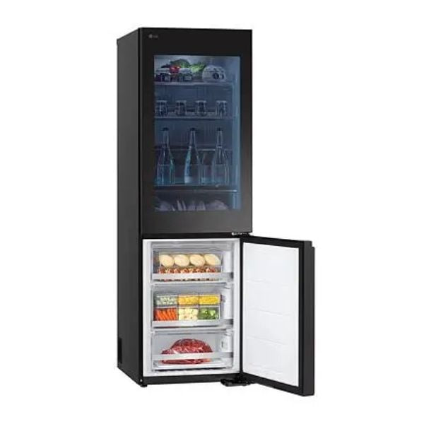 Frigorífico Combi LG GBG5160CEV Instaview DoorCooling+ Negro Grafito 1,86 m A Plus Rehabilitación Energética SL