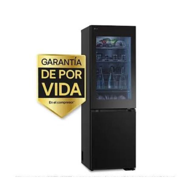 Frigorífico Combi LG GBG5160CEV Instaview DoorCooling+ Negro Grafito 1,86 m A Plus Rehabilitación Energética SL