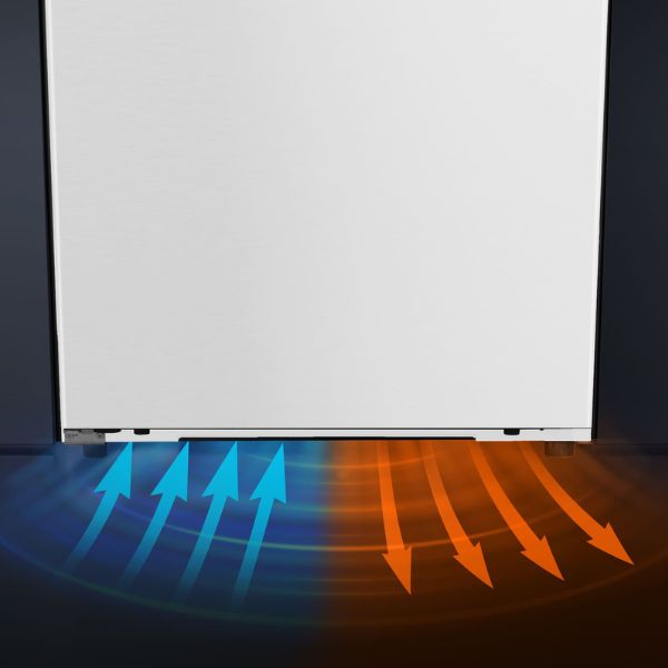 Hisense RL3K370SEWE1 White Refrigerator | 186cm | Kitchen Fit Design | LED Lighting | Silent 35dB
