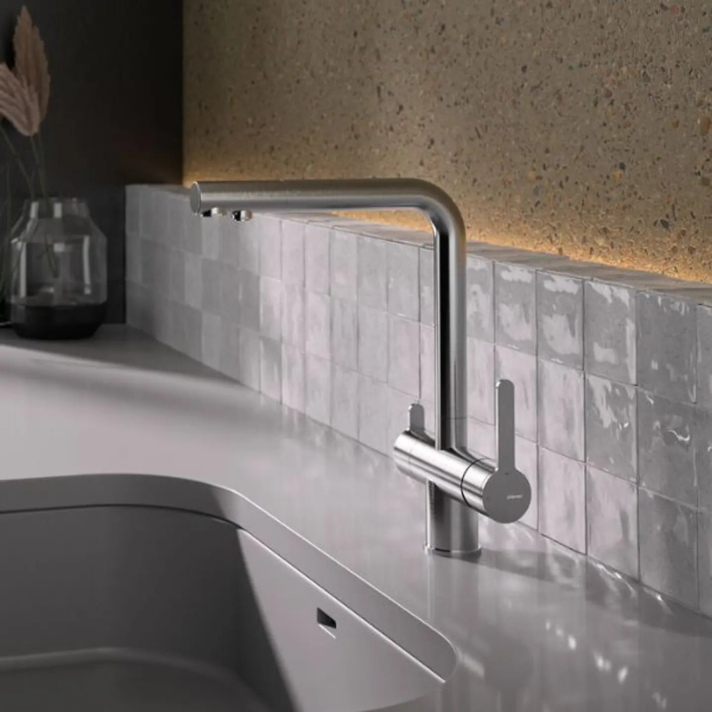Nexus Pull-Out Kitchen Faucet | Luxury Finishes (Gold, Gunmetal, Matte Black, Chrome) | 3-Way | Cold Open
