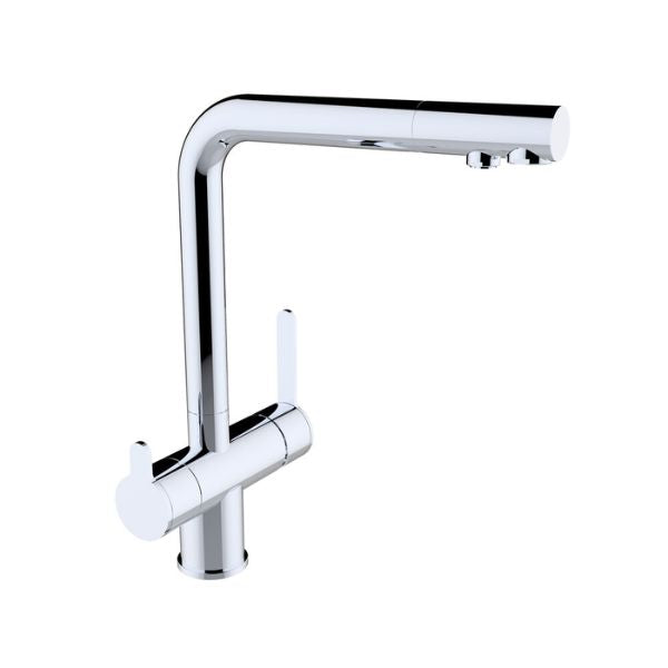 Nexus Pull-Out Kitchen Faucet | Luxury Finishes (Gold, Gunmetal, Matte Black, Chrome) | 3-Way | Cold Open