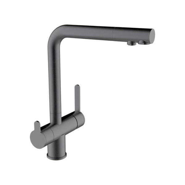 Nexus Pull-Out Kitchen Faucet | Luxury Finishes (Gold, Gunmetal, Matte Black, Chrome) | 3-Way | Cold Open