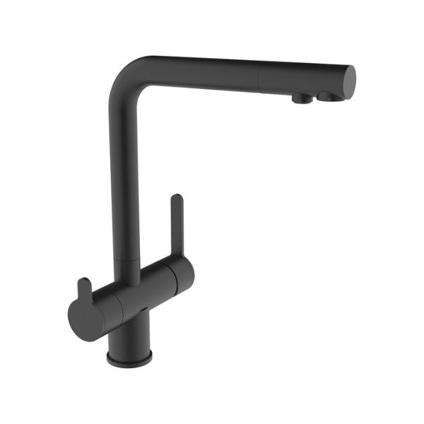 Nexus Pull-Out Kitchen Faucet | Luxury Finishes (Gold, Gunmetal, Matte Black, Chrome) | 3-Way | Cold Open