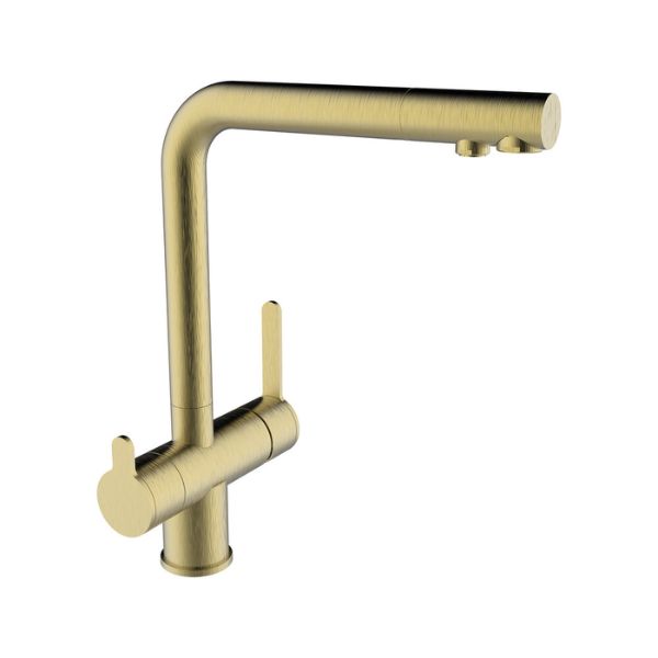 Nexus Pull-Out Kitchen Faucet | Luxury Finishes (Gold, Gunmetal, Matte Black, Chrome) | 3-Way | Cold Open