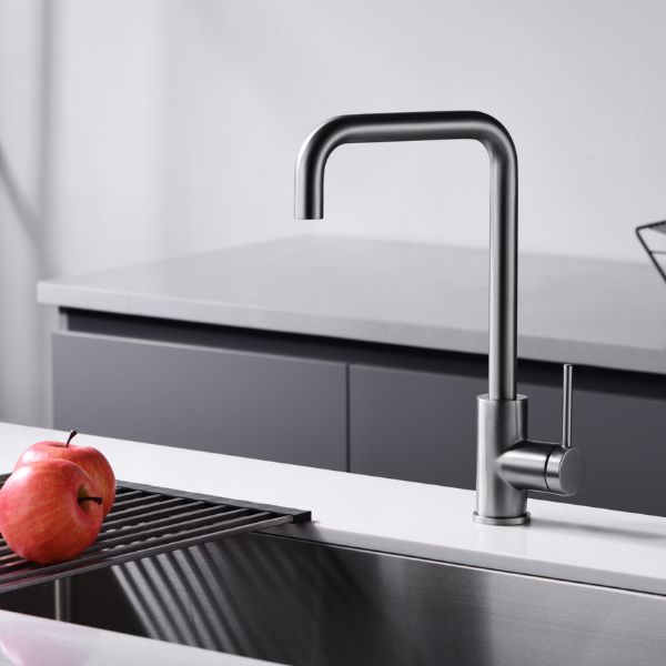 Grifería de Cocina Monomando SERIE LOIRA BLACK GUN METAL - A PLUS RENOVABLES