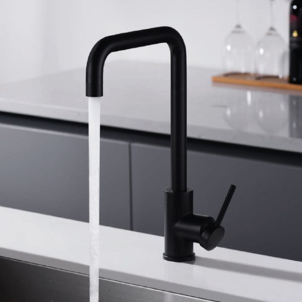 Grifería de Cocina Monomando SERIE LOIRA NEGRO MATE - A PLUS RENOVABLES