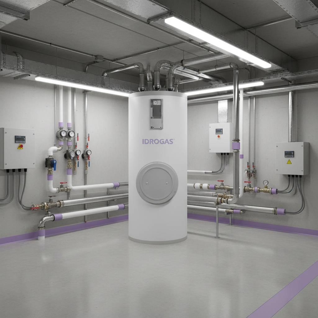 Interacumuladores Vitrificados IDROGAS CV‑800 M1P y CV‑1000 M1P – Gran Producción ACS A Plus Rehabilitación Energética SL