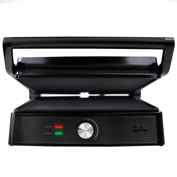 Grill Jata JEGR1913 INOX | Antiadherente PFOA Free | Cocina Saludable | Fácil Limpieza | Diseño Moderno