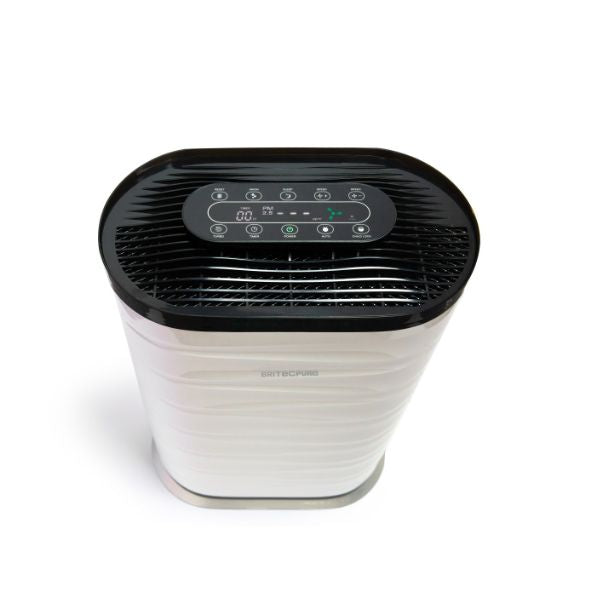 BRITECPURE K09A – Purificador de Aire 2 en 1 con HEPA H13 e Ionizador | Ideal para Espacios Amplios