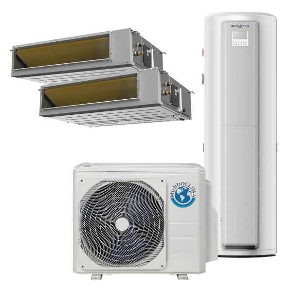 Conjunto Aire Acondicionado Conductos + ACS MUNDOCLIMA H14 - A PLUS RENOVABLES
