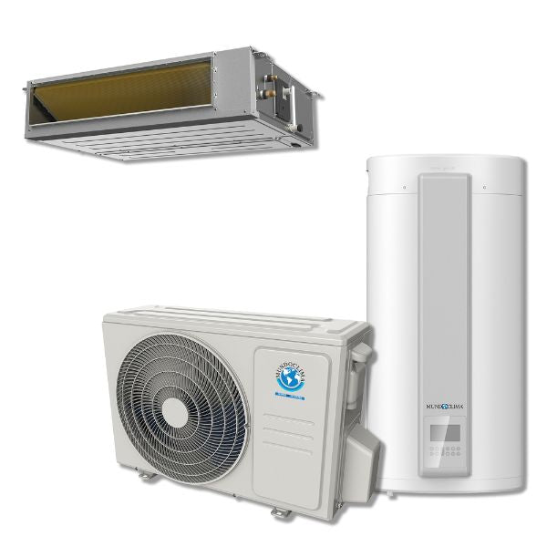 Conjunto Aire Acondicionado Conductos + ACS MUNDOCLIMA H14 - A PLUS RENOVABLES