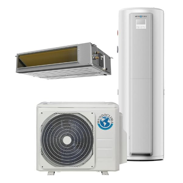 Conjunto Aire Acondicionado Conductos + ACS MUNDOCLIMA H14 - A PLUS RENOVABLES