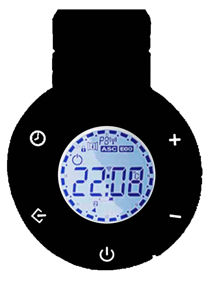 Radiador toallero eléctrico programable Esco Electric blanco o negro EscoElectric