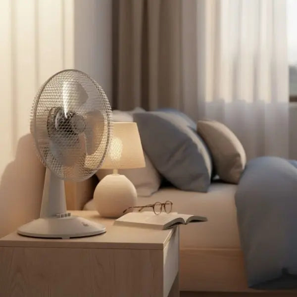 Ventilador de Sobremesa FM SB-123 25W Silencioso Oscilante FM