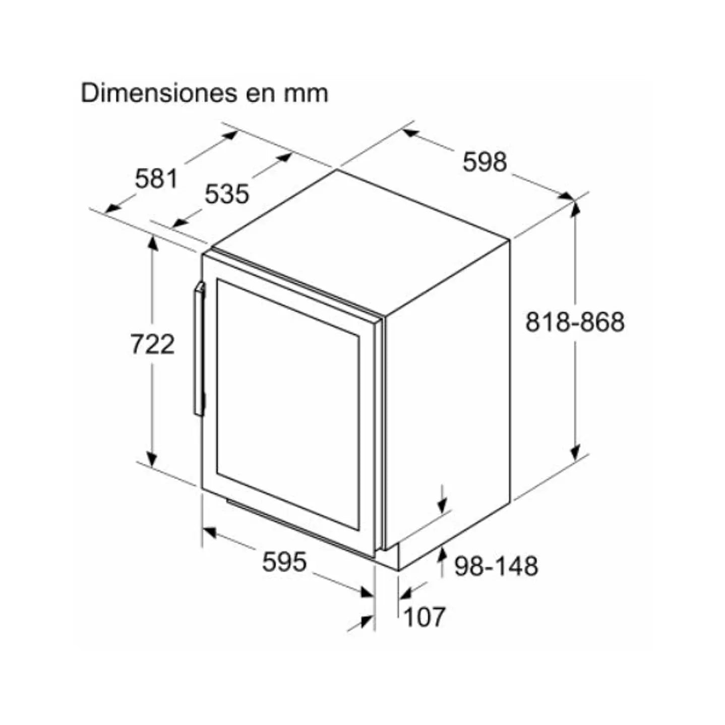 Vinoteca Bosch KUW21AHG0 - A PLUS RENOVABLES