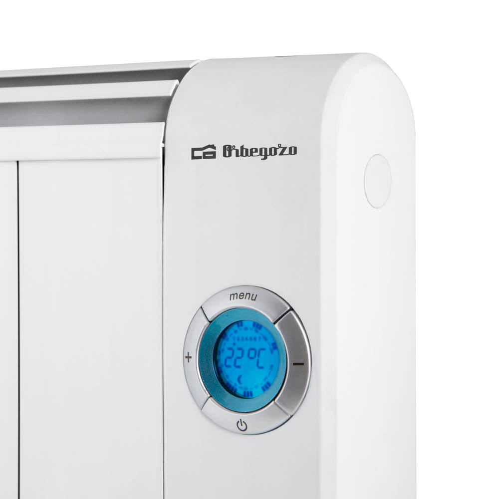 Emisor Termoeléctrico Orbegozo RRE1510 – 1500W, 8 Elementos y Control Digital A Plus Rehabilitación Energética SL
