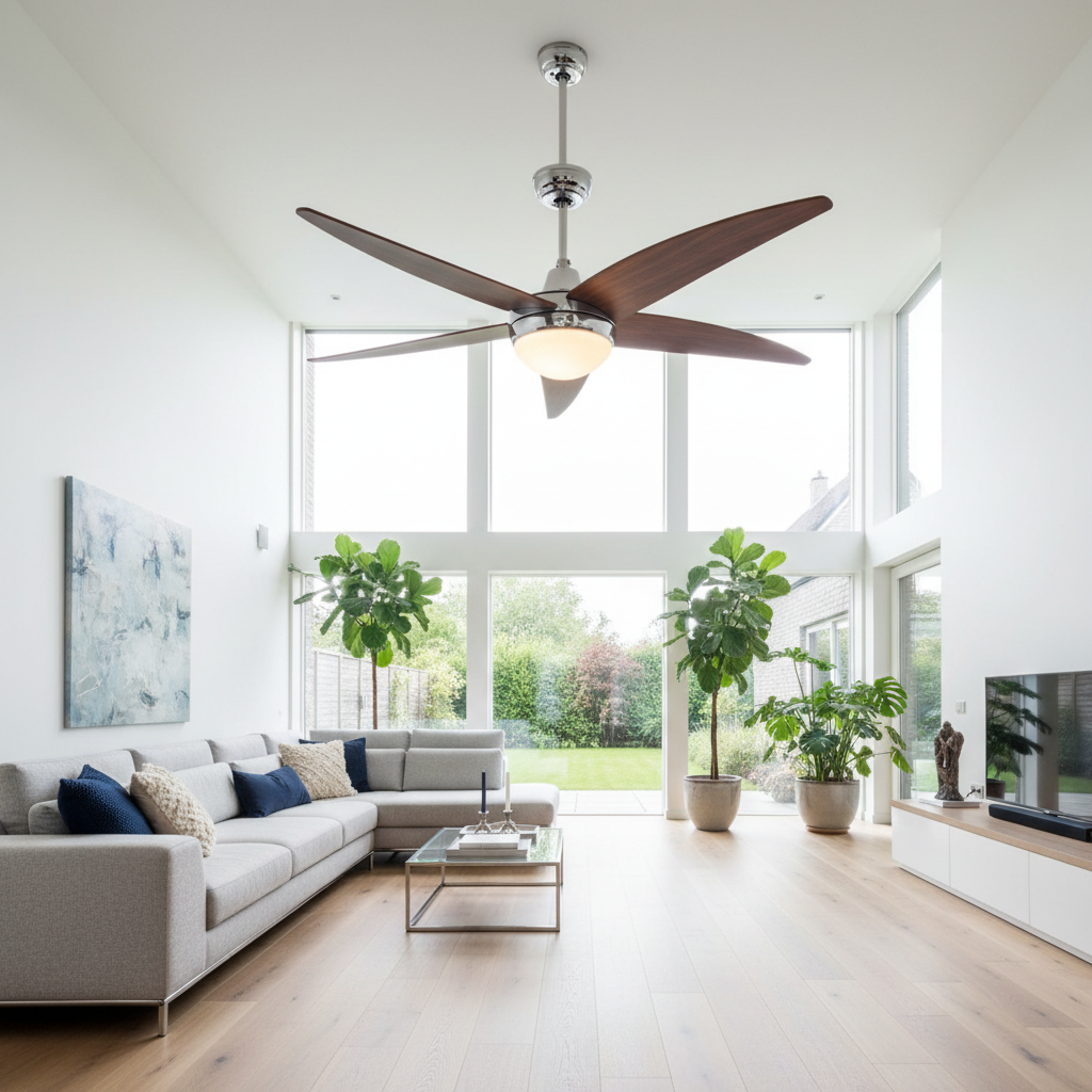 Ventilador de Techo con Luz NASSEM - A PLUS RENOVABLES